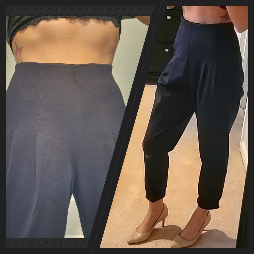 Express High Rise Tapered Ankle Trousers